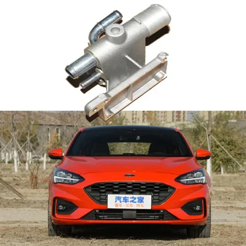 Housing Radiator Coolant Equipment Water Pipe Fit for Ford Mondeo Mk3 2003-2012 Ford Focus Mk2 2005-2013 S-MAX
