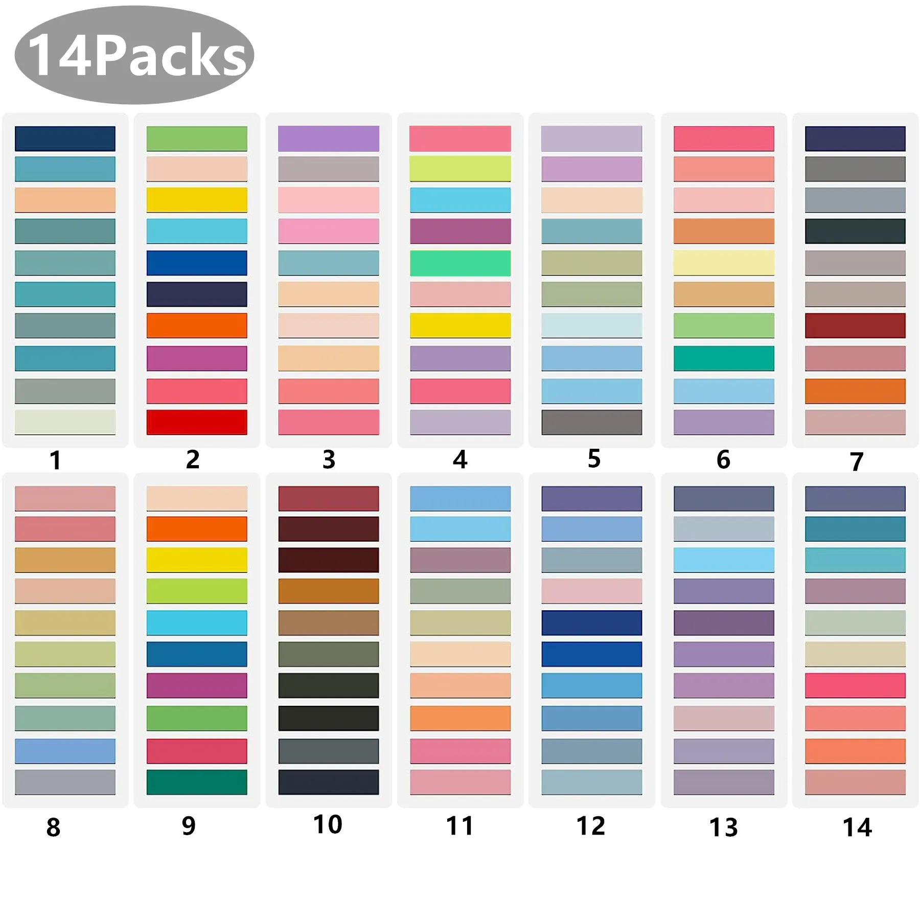 30 Adesivi Trasparenti Per Scrapbooking In PET - Decorazioni Autoadesive Per Diari, Album E Biglietti Fai Da Te, 15 Disegni X 2, Maxi 65x65mm - 2