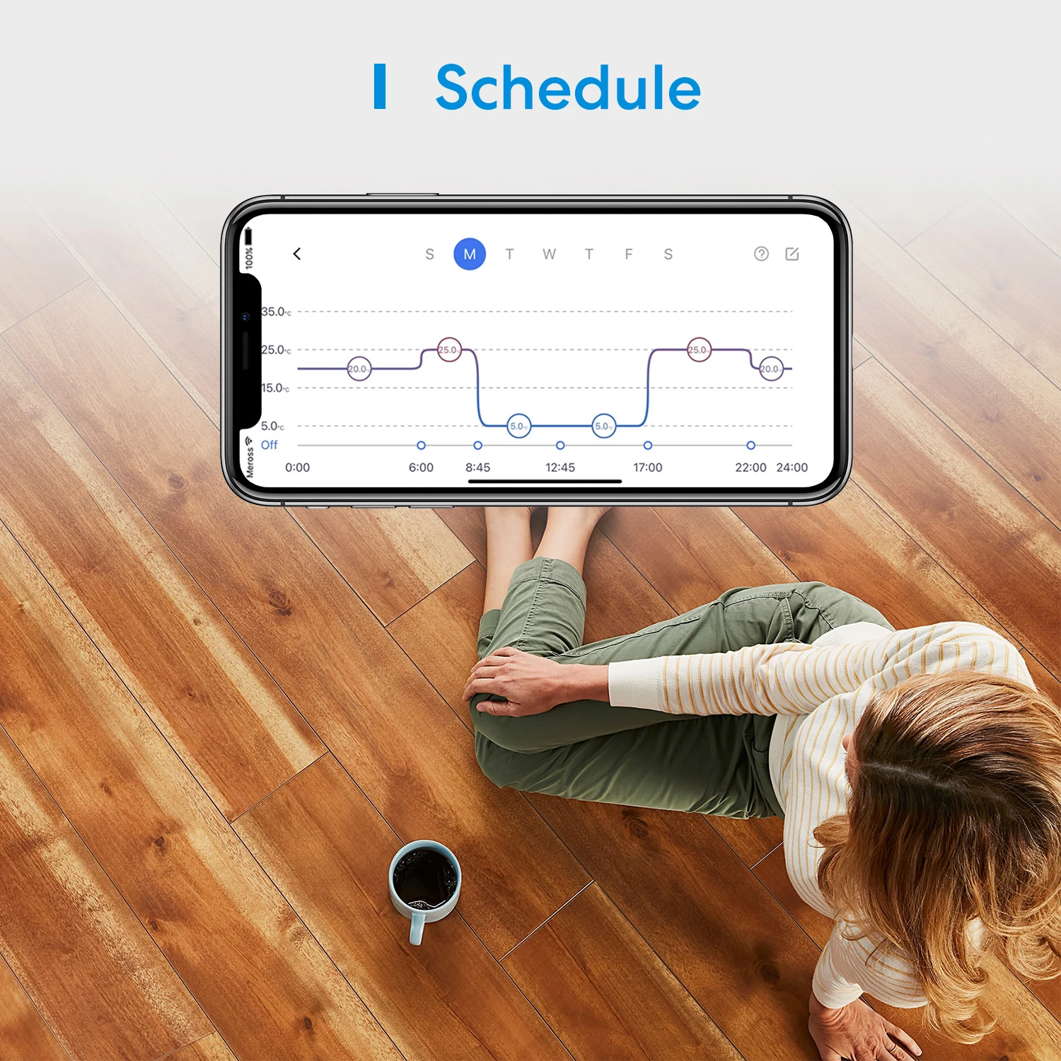 meross homekit termostato inteligente para piso radiante elétrico sistema de aquecimento tela toque trabalho com siri alexa google assistente
