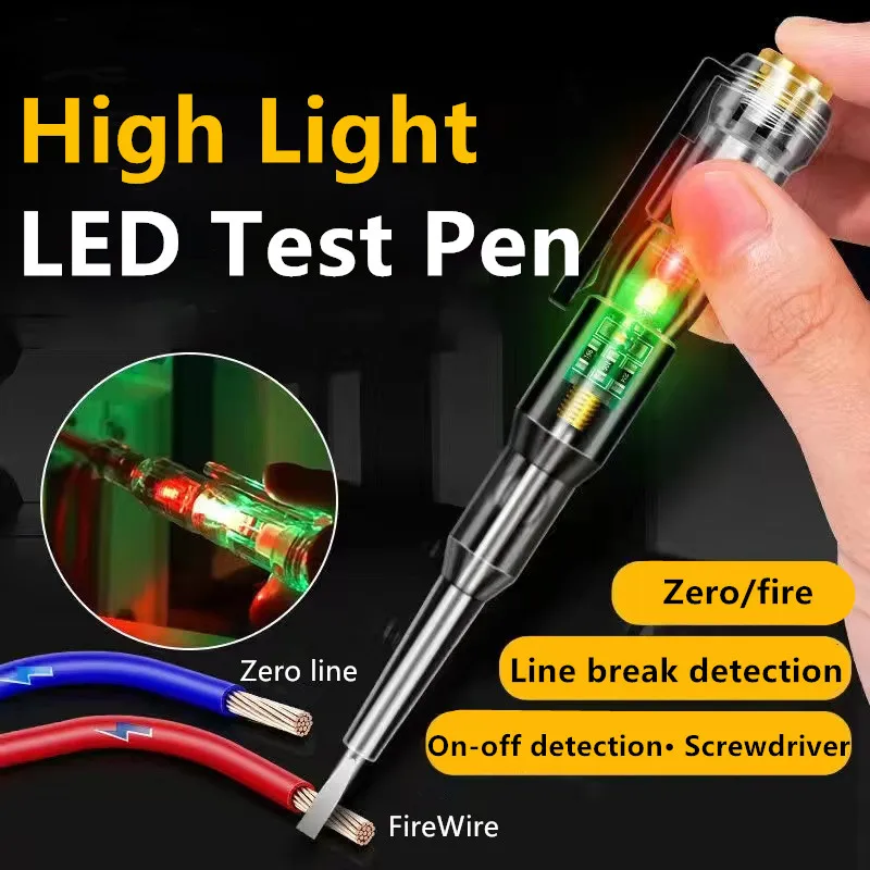 Electrical Screwdriver Indicator Voltage Tester Pen Pencil