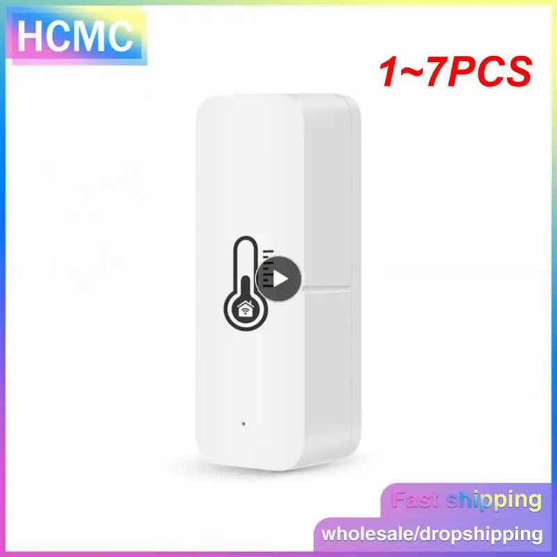 

Умный Wi-Fi датчик температуры и влажности Tuya, 1-7 шт.