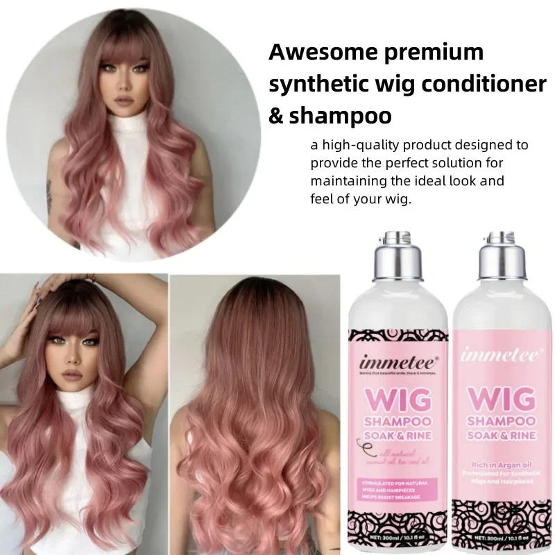 Wig Shampoo Professional Wig Solution for Human and Synthetic Hair Wig Braided Hair Pieces To Clean, Restore and Nourish Hair mario millo human games