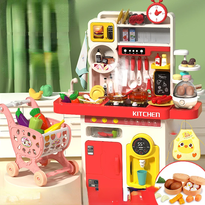 Children's Play House Kitchen Toy Set The Simulation For Cooking