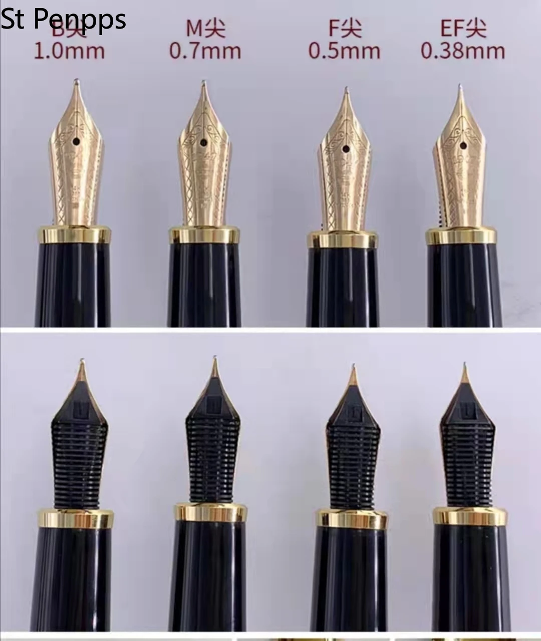 St Penpps 629  , 14K  EF/F/M/B, 32mm    ǽ ʷ, 繫ǰ 