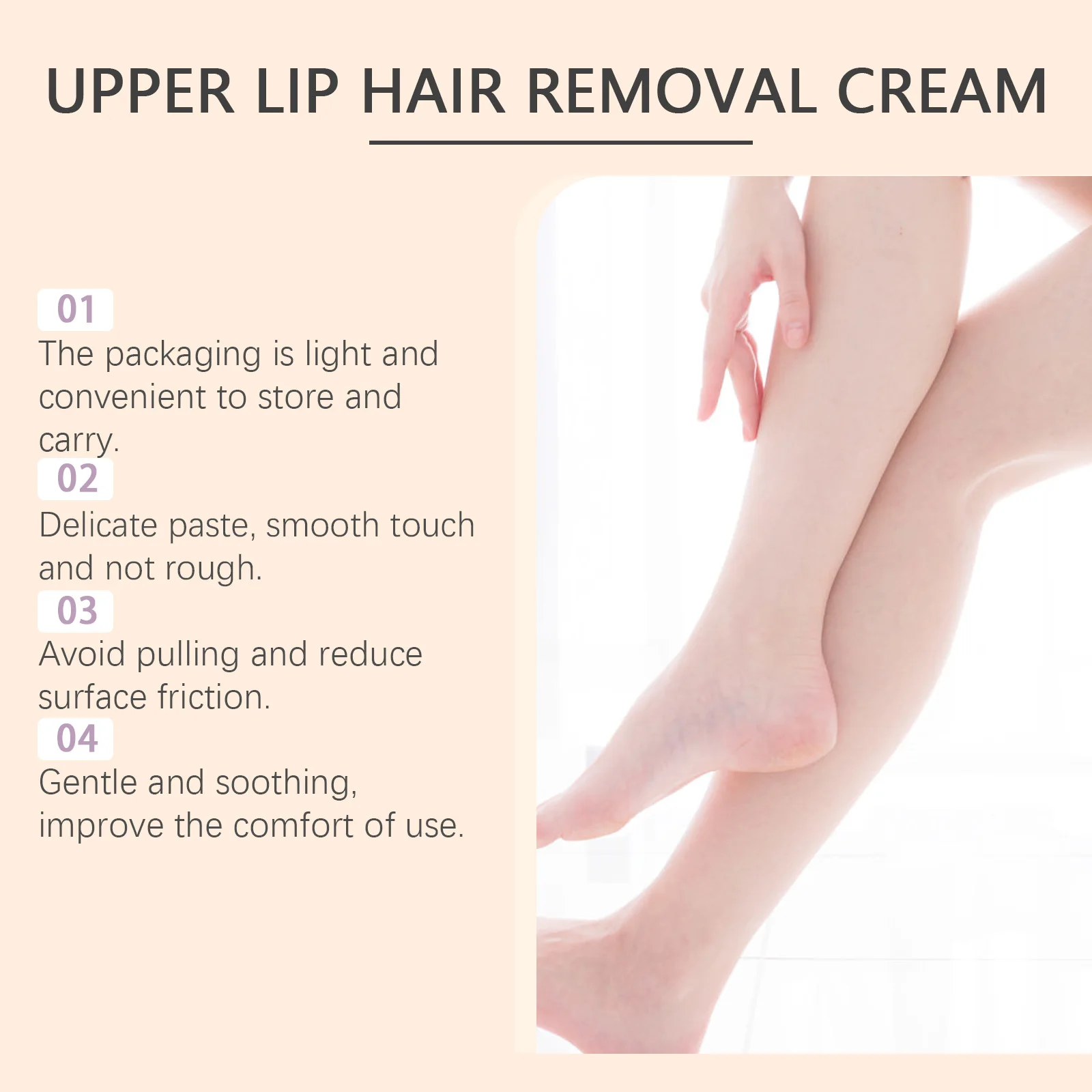 Crema depilatoria delicata per viso e ascelle lenitiva_voghion.com