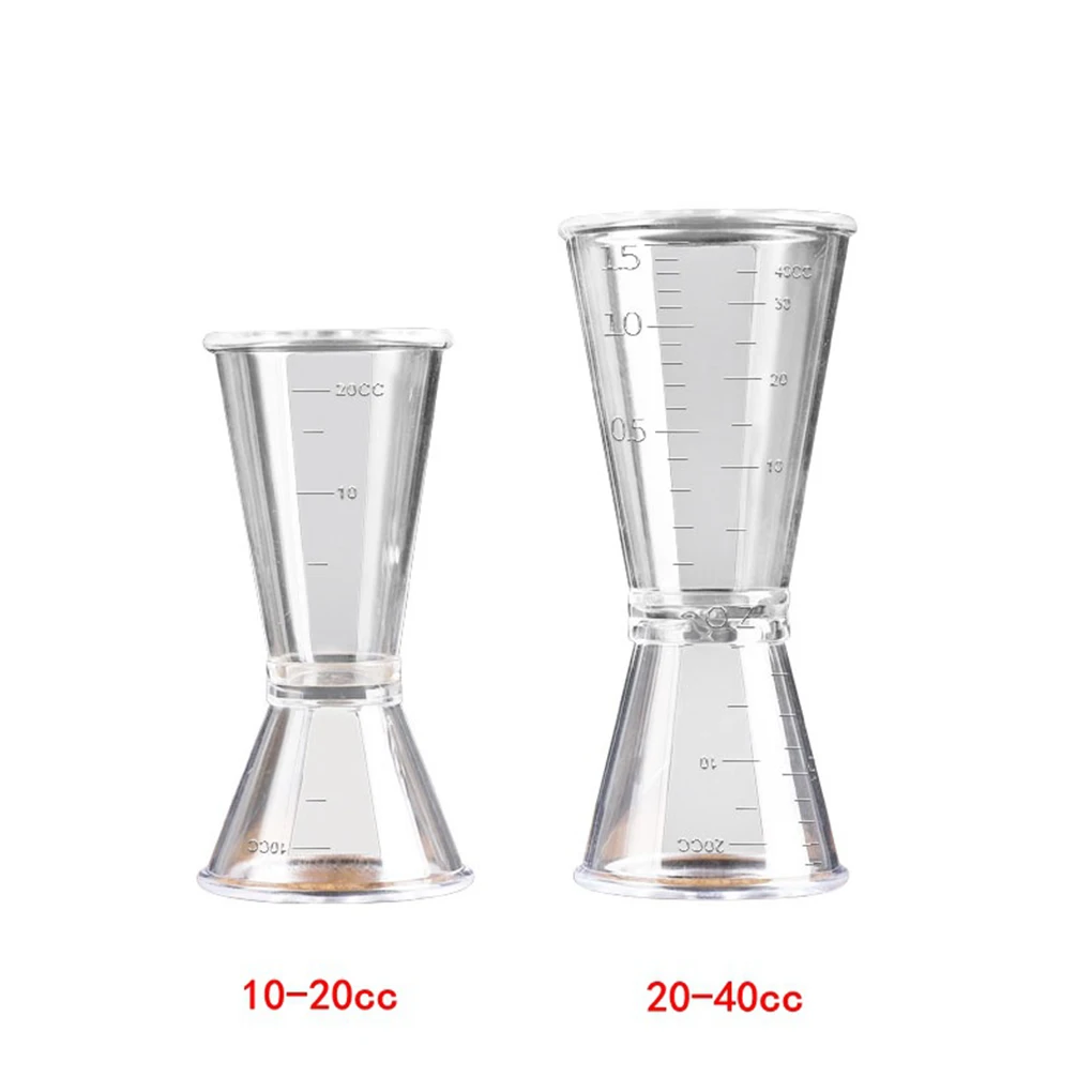 Measuring Jigger Stainless Steel Measuring Cups 10/20ml or 20/40ml cocktail shaker measuring cup kitchen bar tool scale cup beverage alcohol measuring kitchen gadget