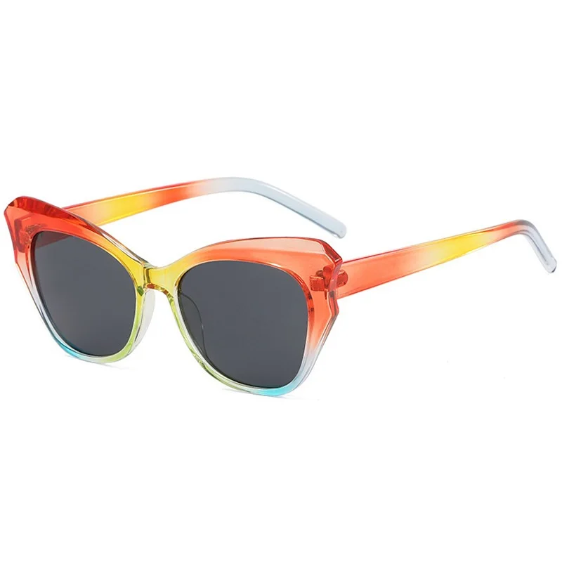 

Vintage Cat Eye Sunglasses Women Retro Brand Butterfly Shades Sun Glasses Gradient Plastic Frame Designer Oculos De Sol UV400
