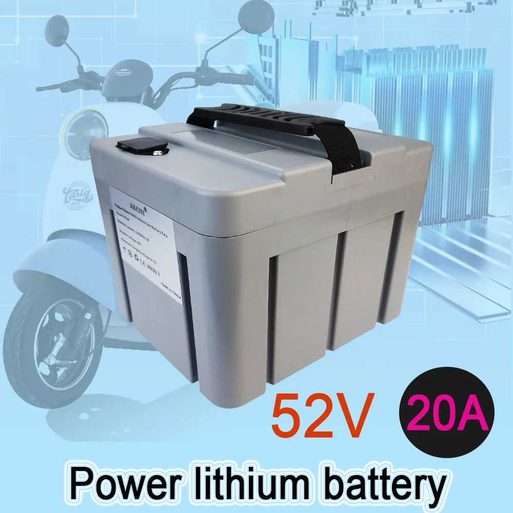 20000mAh 52V Lithium ion Battery 20Ah Large Capacity New National Standard Electric Vehicle Battery Pack