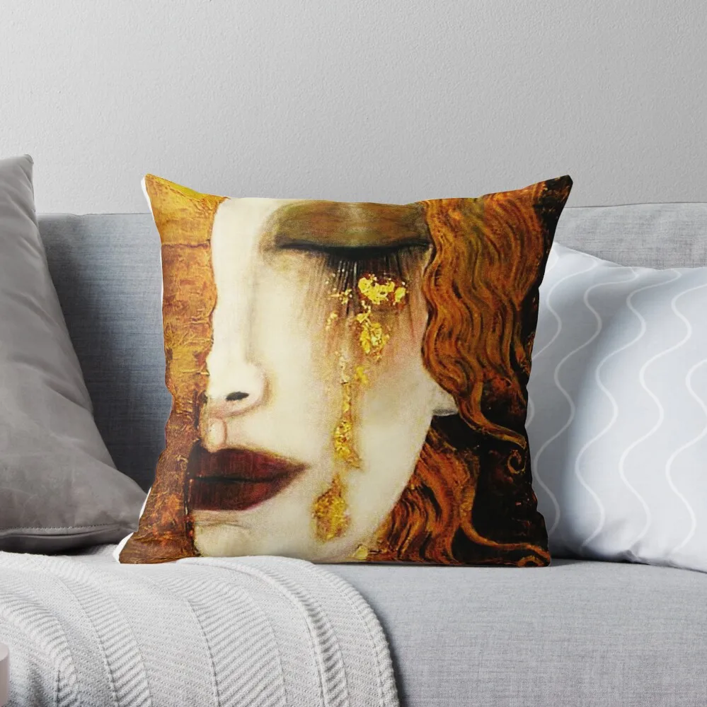 

Klimt Golden Tears Throw Pillow cushions for decorative sofa Sofa cushion cover
