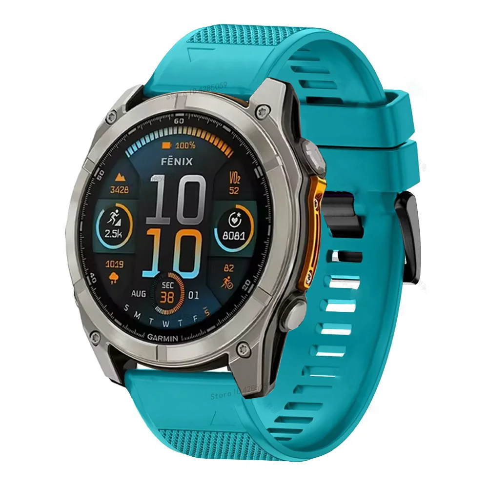 Versatile Quick Release Silicone Smartwatch Strap Bracelet Wristband