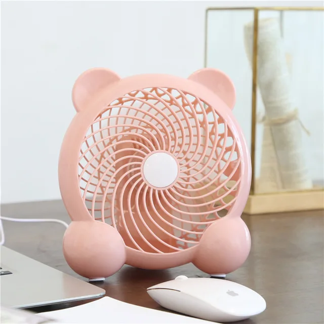 7 Hüvelyk Usb Mini Rajongó Háztartási Néma Hallgató Kollégiumi Éjjeli Elektromos Ventilátor Dugó Számítógépes Asztali Kis Nyári Ajándékok