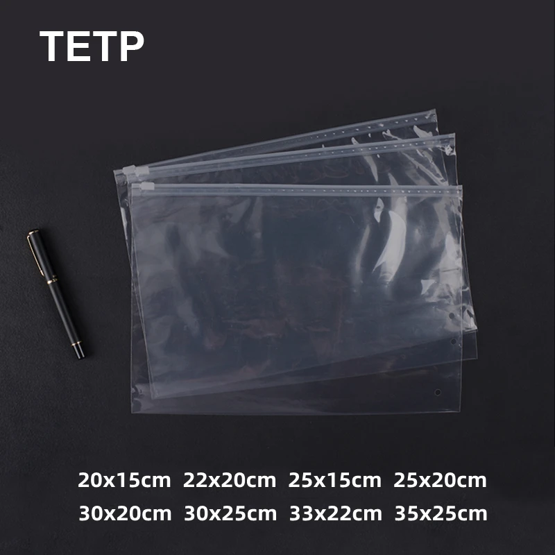 TETP 10Pcs Clear Zipper Bags Travel Clothes Pants Scarf Underwear T-shirt  Sock Storage Packaigng Home Organizer With Air Hole