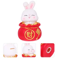 Dragon Rabbit Piggy Bank Toddler Toys Unbreakable Money Small Desktop Ornament Cant 1