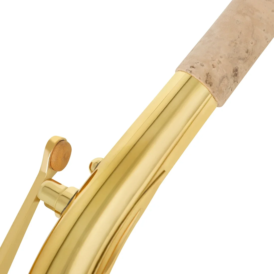 Altsaxophon Golden Bend Neck Messing SAX Neck Set Holzblasinstrument Ersatzinstrument für Altsaxophon – Detail 7