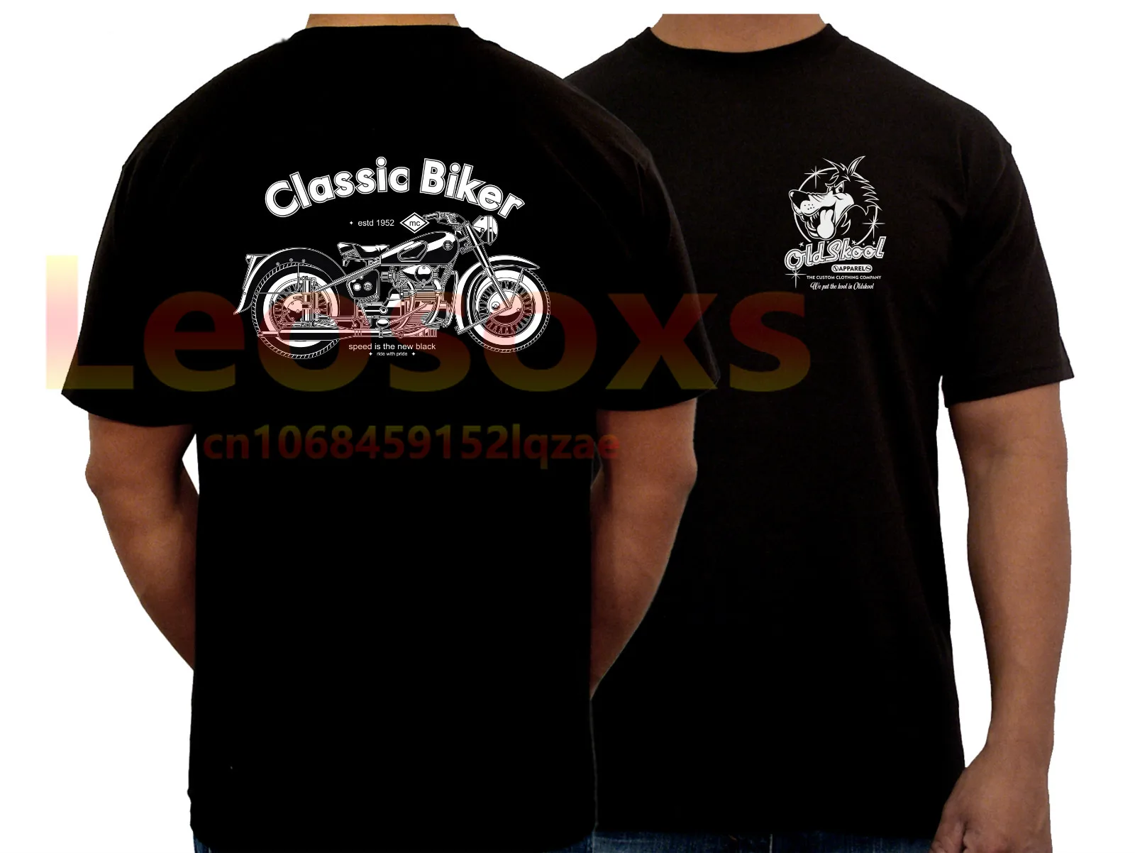 

2024 Men's Cotton Nortonlogo Motorcycle Black Men's T-Shirt Printed Short Sleeve