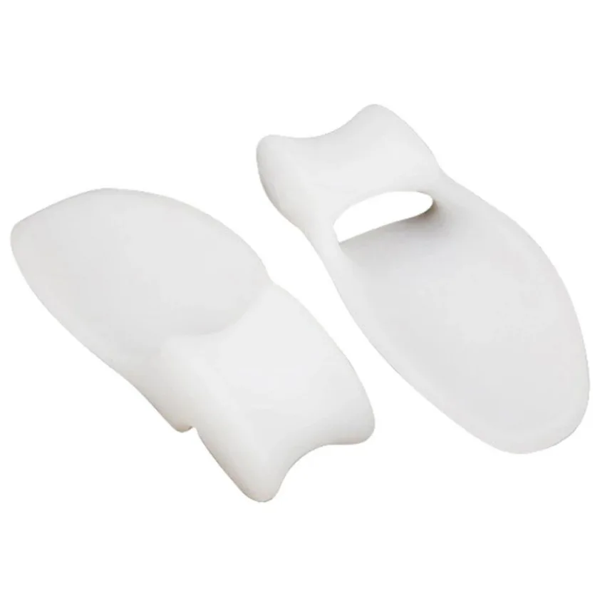 2PCS Silicone Gel Thumb Corrector Bunion Foot Toe Hallux Valgus Protector Separator Finger Straightener Adjuster Foot Care Tool images - 6