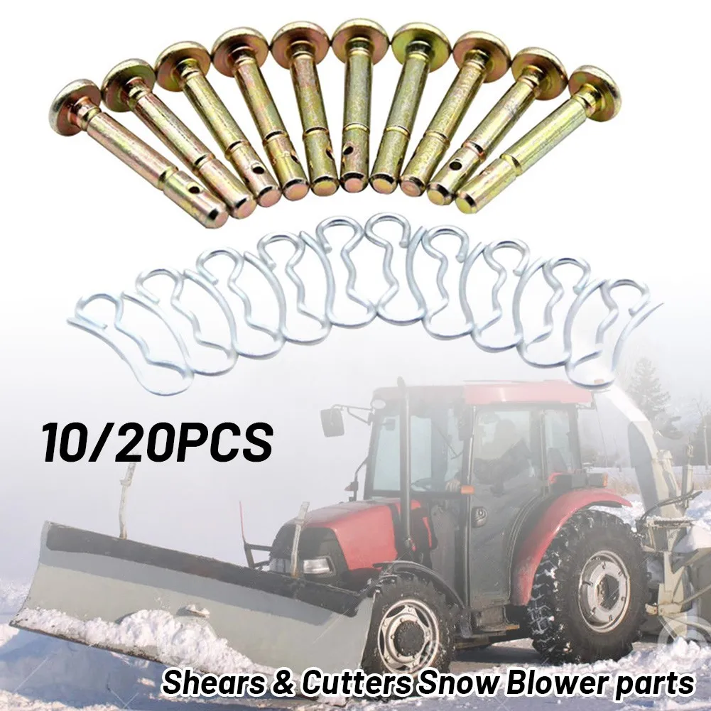 

2/10/20Pcs Shear Pins&Cotters For For Craftsman SnowBlowers 738-04124A 714-04040 Outdoor-Garden Snow-Blowers Parts