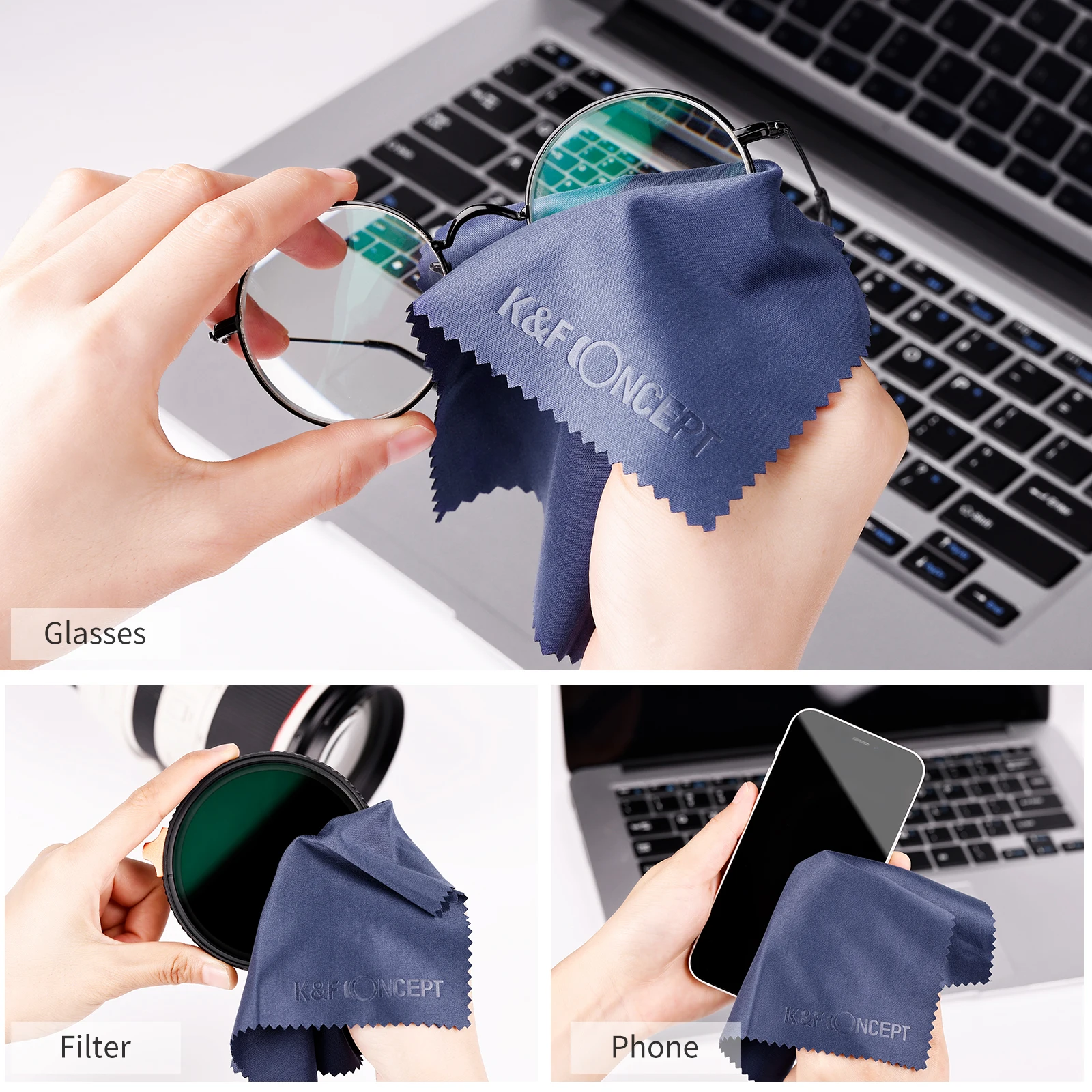 Camera Cleaning Kit 3 In1 With Air Blower And Lens Cleaning Pen And Cloth For Camera Lenses Filters K&F CONCEPT