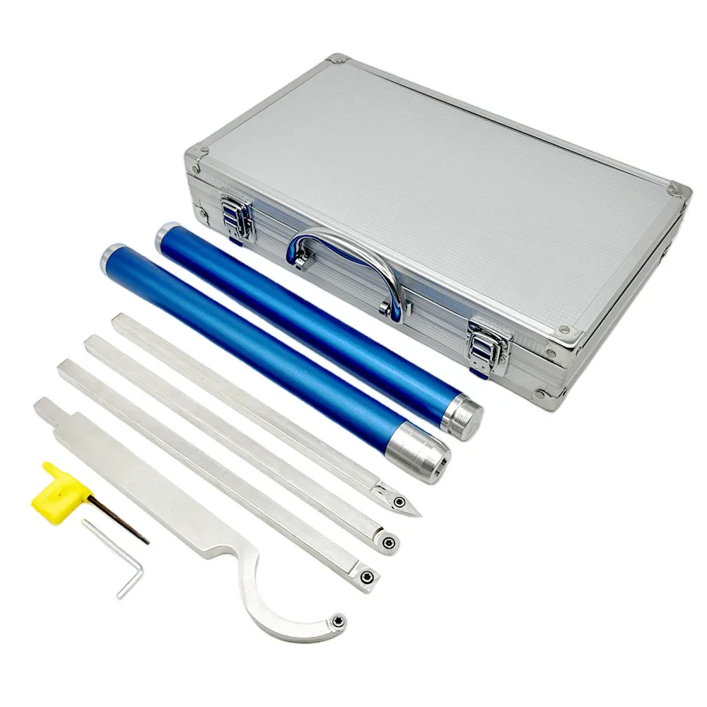 

ZK30 Carbide Inserts Tipped Lathe Turning Tool Kit Boring Bar Holder Set for Wood Processing Handheld Woodworking Tool
