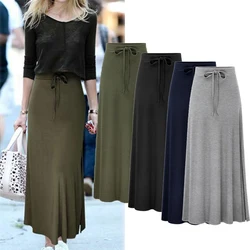 Skirts Women Midi Pleated Daily Solid Casual All-match Students Simple Fashion Oversized Popular School Girls Harajuku Sweet