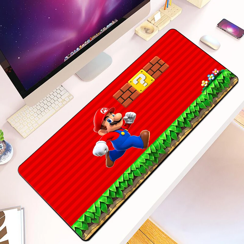 スーパーマリオゲーム-滑り止めマウスパッド,HD印刷