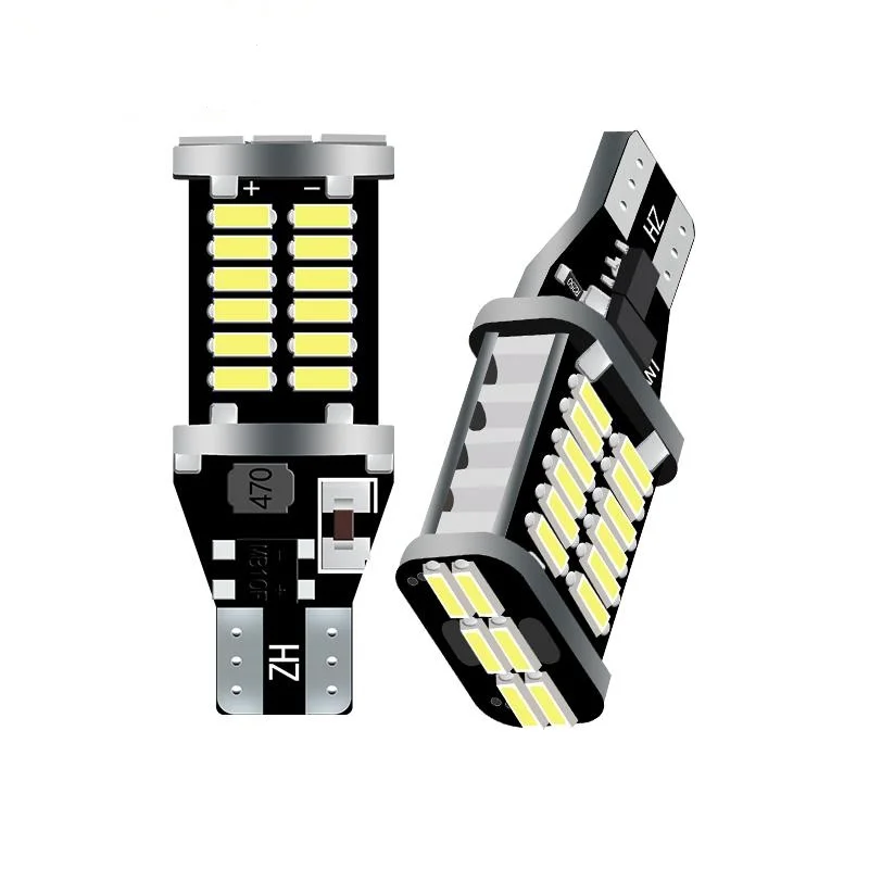 

20X T15 W16W LED Bulb T10 W5W 4014 LED 30SMD Lights Canbus No Error High Power White DC 12V Reverse Back Parking Lamps