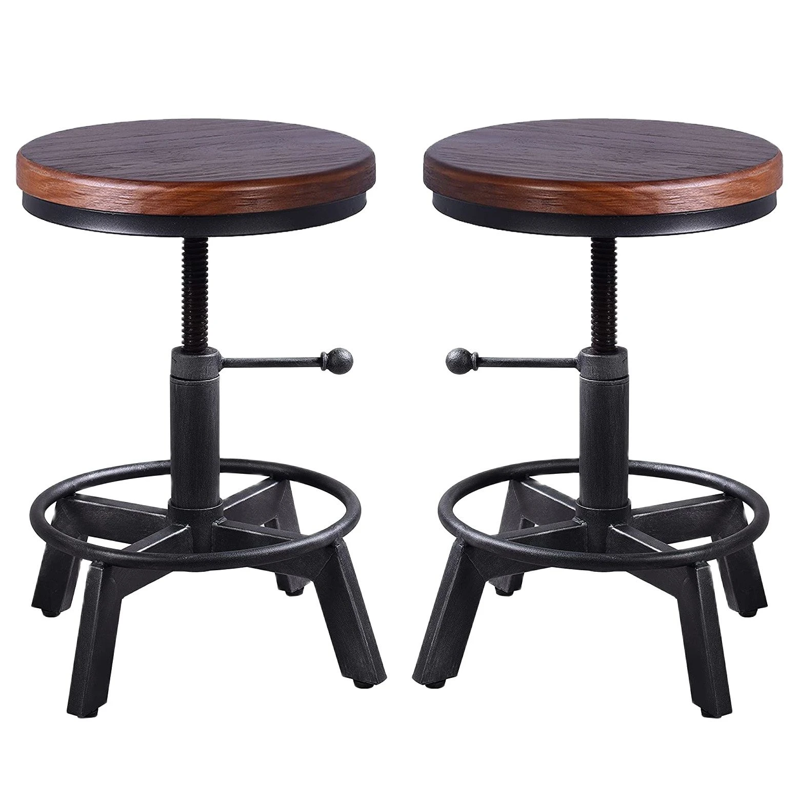 げます Topower Farmhouse Kitchen Stool， Industrial Counter Stool， Kitchen
