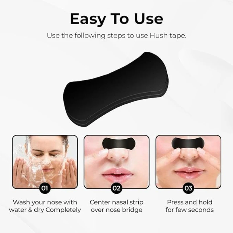 90/60/30/10PCS Breath Nasal Strips Enhanced Breathing Anti-Snoring Nose Patches Good Sleeping Product Easier Sleep Aid Decive 3