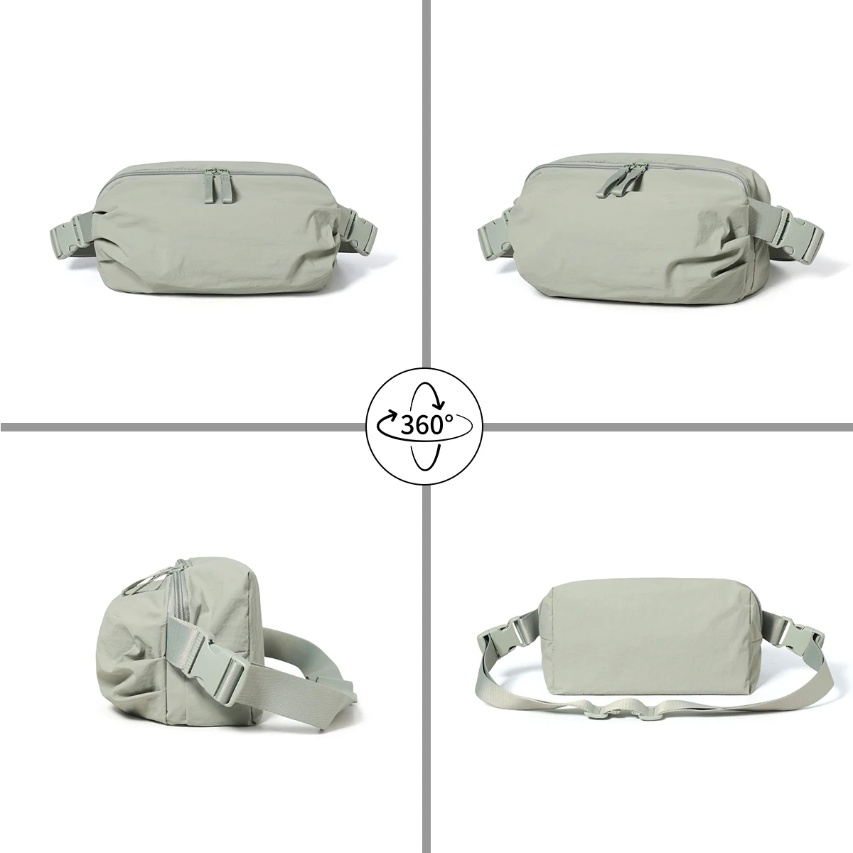 New Crossbody Bag Waterproof Portable Small Bag Chest Bag Women's Shoulder Bag Ins Single Shoulder Chest Bag Waist Bag Large Capacity Men's Hiking Outdoor