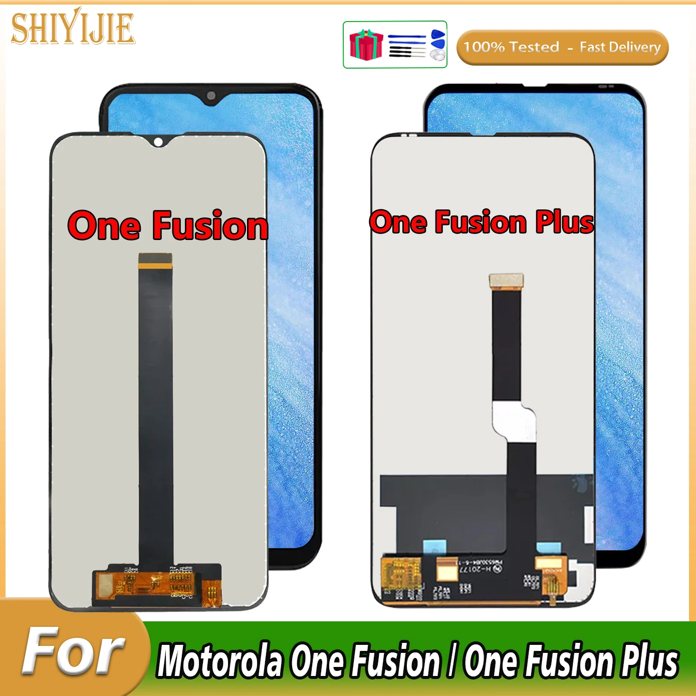 

ЖК-дисплей для Motorola Moto One Fusion OneFusion Fusion + ЖК-дисплей сенсорный экран для Motorola XT2073-2 Fusion Plus дигитайзер в сборе