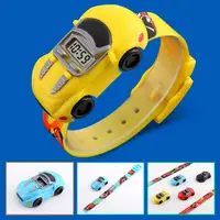Cartoon Car Children Watch Toy for Boy Baby Fashion Electronic Watches Innovative Car Shape Toy Watch Kids Xmas Gift 1
