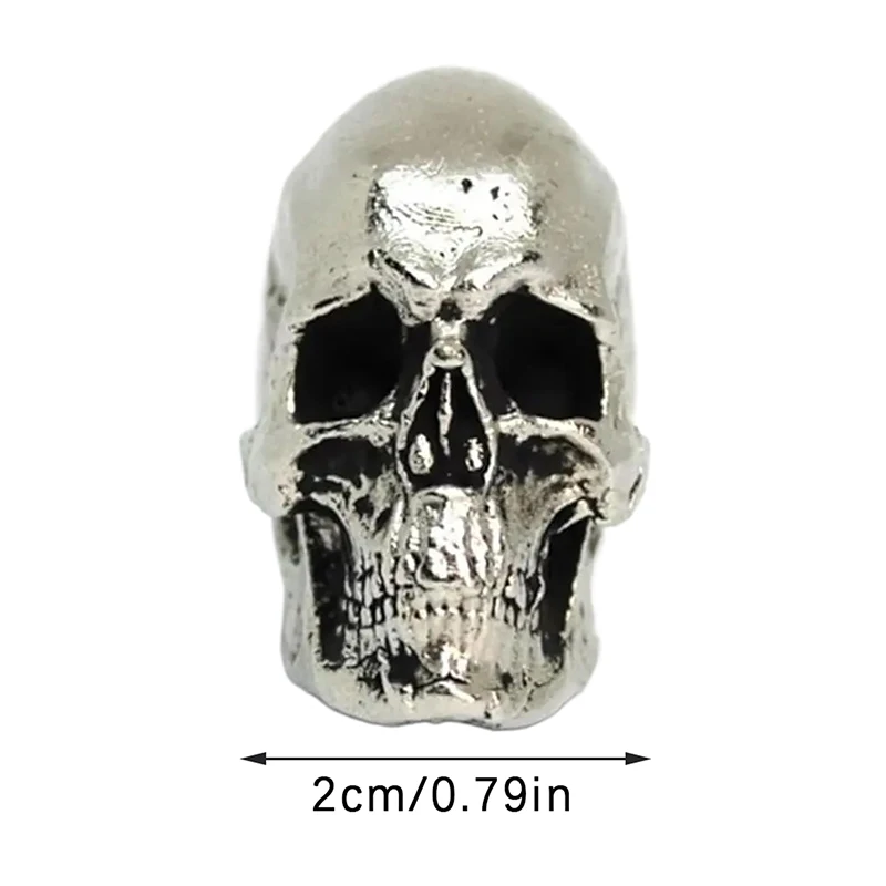 Demon Skull Key Pendant Metal Skull Key Cover Universal Modified Key Decoration,Witchy Car Accessories, Key Cover For Motorcycle 6