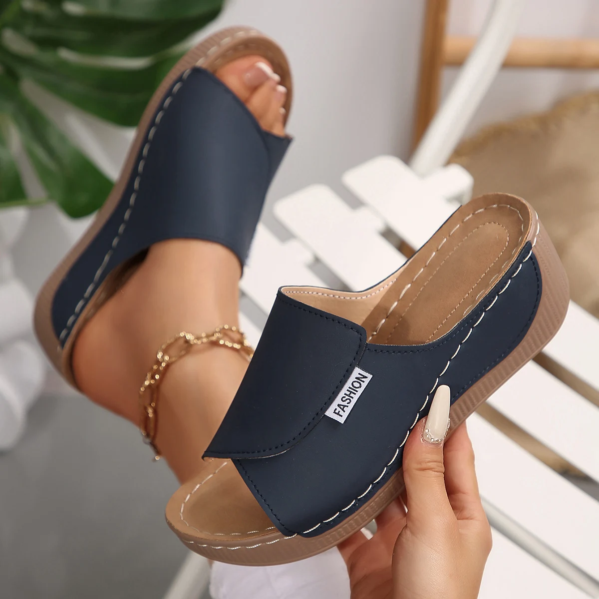 Women’s Wedge Summer Slippers 5
