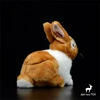 Dutch Bunny High Fidelity Anime Cute Rabbit Plushie Dutch Rabbits Plush Toys Lifelike Animals Simulation Stuffed Doll Kawai Toy 3