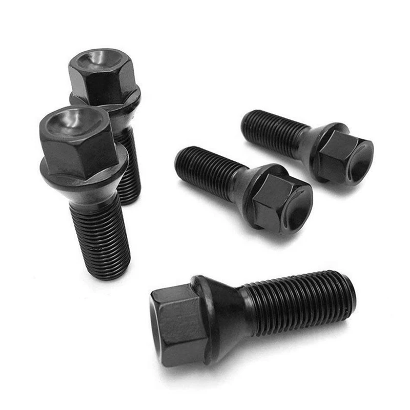 36136781152 휠 러그 너트 M14 x 1.5, BMW E83 X3 E65 745I 750I 760I, Alpina B7 E66 745Li 750Li 760Li 교체, 5 개