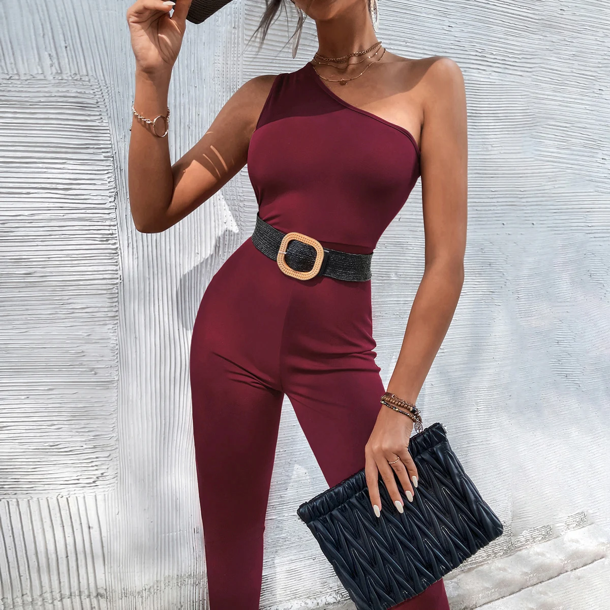 

Fashion 2023 Summer Women Slim Pant Jumpsuit Casual Beac Streetwear