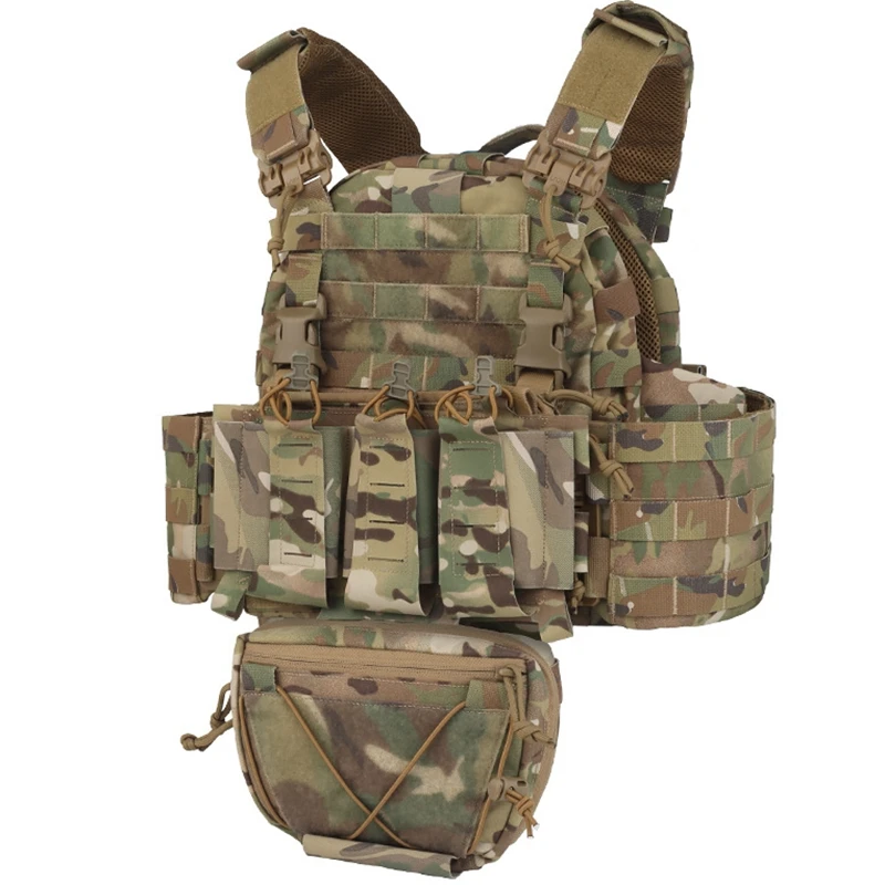 남성용 전술 ARC 조끼 군사 전투 조끼, 퀵릴리즈 야외 에어소프트 조끼, 성인용 조절 가능, 사냥 액세서리 