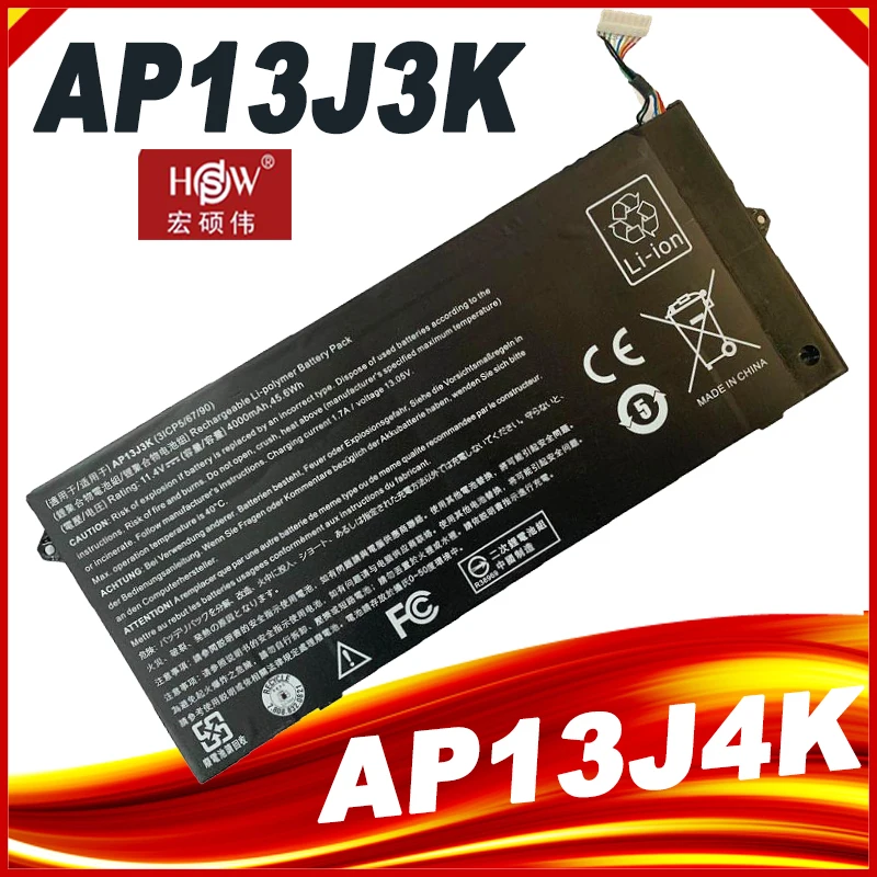 Nova Bateria do Portátil para Acer Chromebook C720 Ap13j3k C720p C740 Ap13j4k C7202420 C720-2802 C720-2844 C7203404 C720-2848