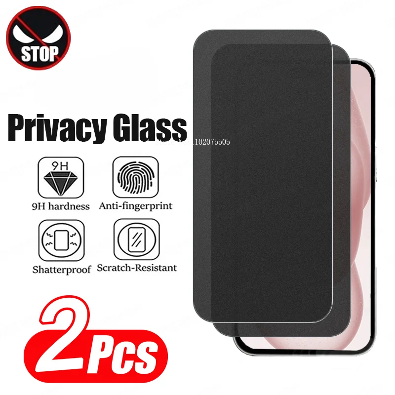 2 uds Protector de pantalla de privacidad vidrio templado para Google Pixel 1 2 3 4 3A XL vidrio templado en Google 4 5 6 7 8A