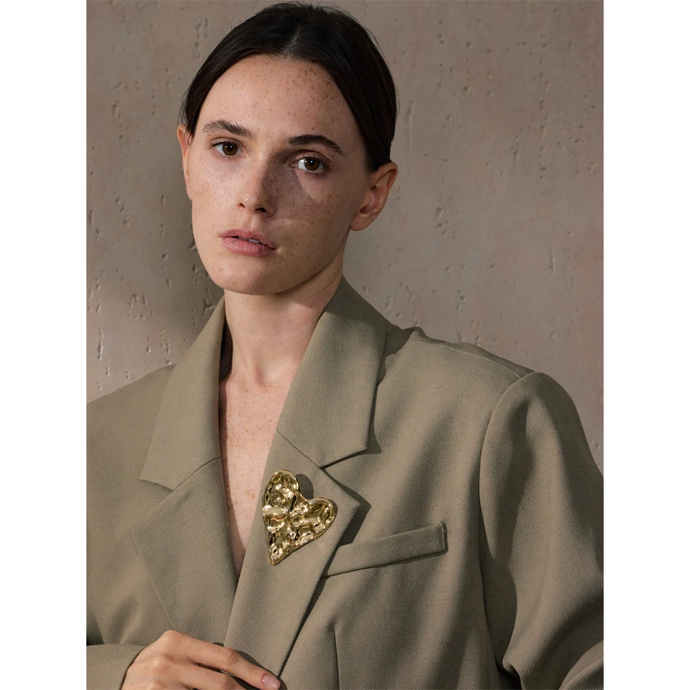 Yhpup Brooch Pin Jewelry 18K PVD Plated