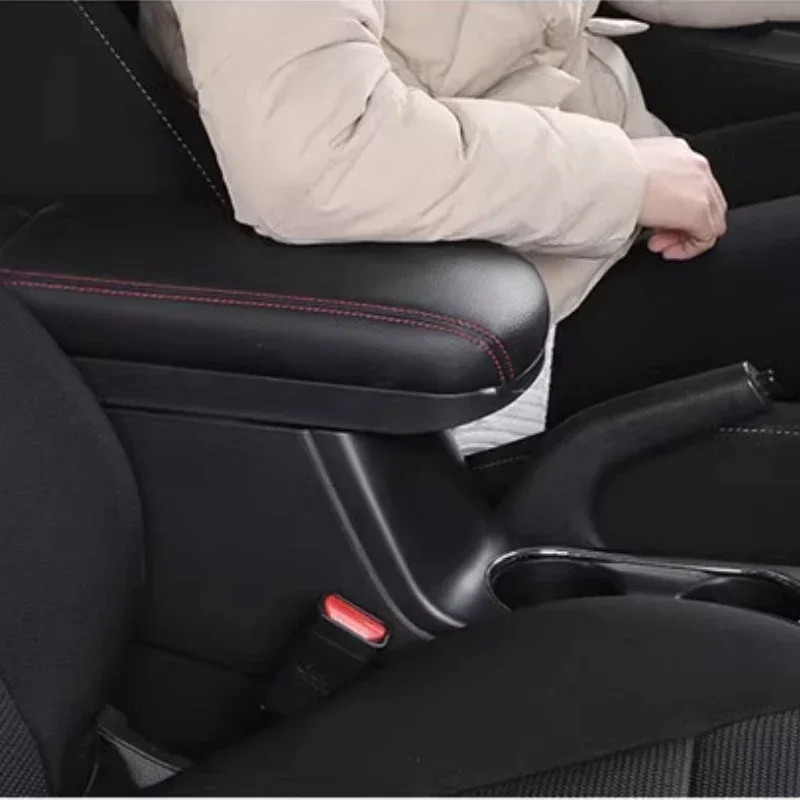 Armrest Box For Morris Garages MG ZS High-end Interior Modified Central Telescopic Slide Extended Leather Decorative Accessories