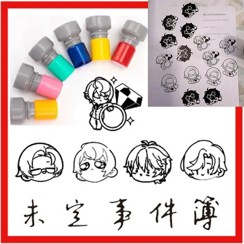

Tears of Themis Q Version Marius Von Hagen Decor Stamp DIY Plastic Rubber Stick Figures Stamps for Scrapbooking Standard Stamps