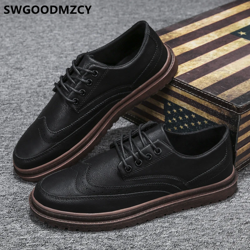 Brogues Scarpe Oxford Nere Per Uomo Scarpe In Pelle Uomo Scarpe Casual Moda Uomo Sapato Masculino Scarpe Sociali Uomo Zapato Hombre