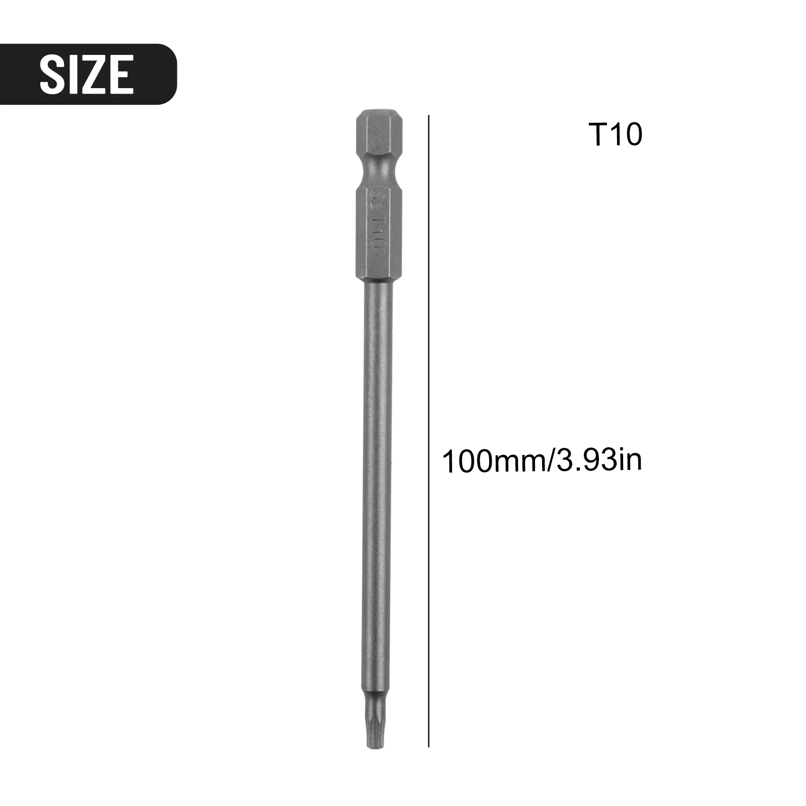 1PC 100mm Lange T8-T40 Magnet Torx Bits Set Elektrische Schraubendreher Kopf T8,T10,T15, t20, T25,T27,T30,T40 Schraubendreher – Detail 8