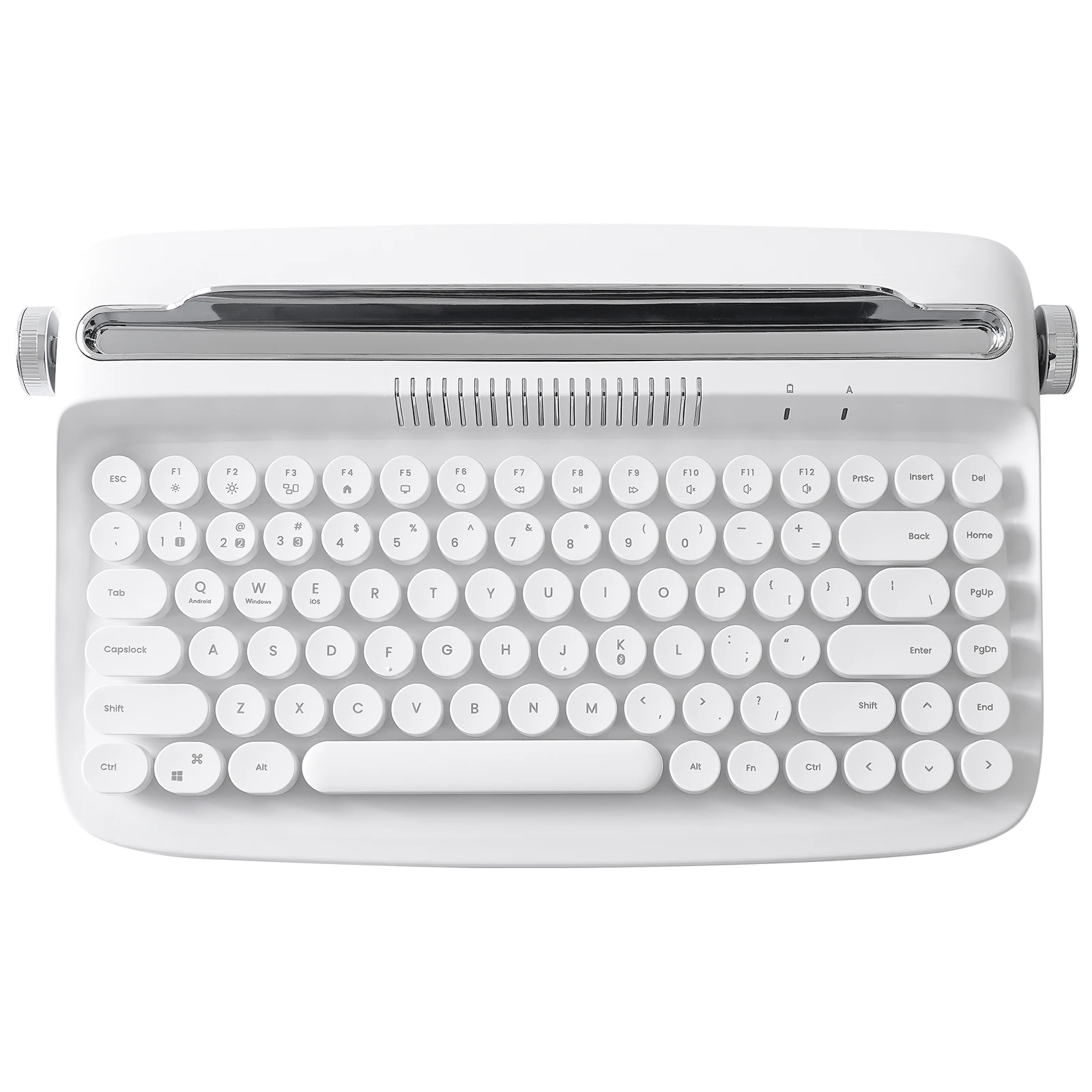 YUNZII teclado estético ACTTO B303, máquina de escribir inalámbrica Retro,  Bluetooth, soporte integrado para multidispositivo