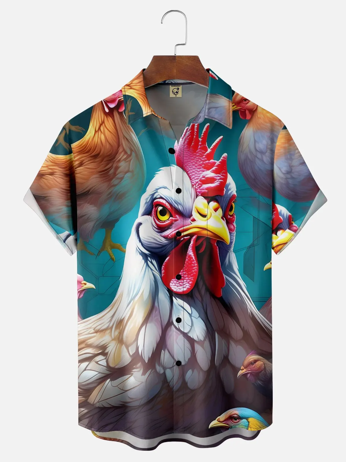 thumbnail image 1 of Camiseta divertida con estampado 3D de animales de dibujos animados para hombre, camisetas de manga corta de secado rápido, ropa informal de verano para hombre, camisas de moda callejera, 1 of 5
