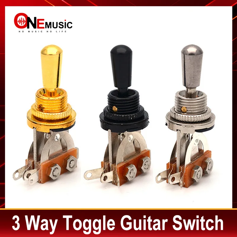 10PcsMetalKnobOpen3WayToggleGuitarSwitchForElectricGuitar