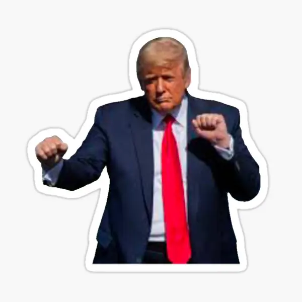 Donald Trump Dancing Stickers for Cute Room Decorations Decor Bumper Print Kid Cartoon Funny Anime Luggage Water Bottles Wall