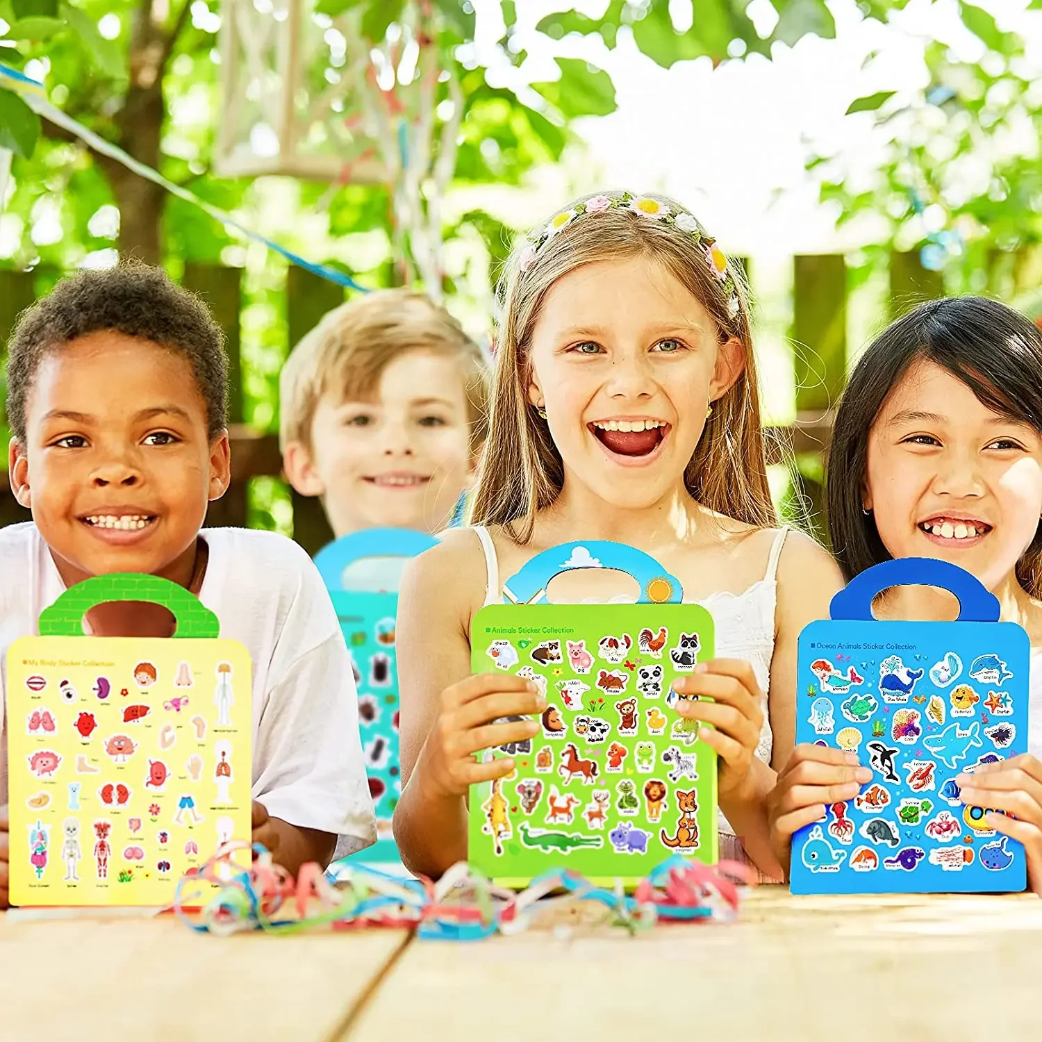 Libros De Pegatinas Creativetrees, 6 Juegos Para Niños Peque
