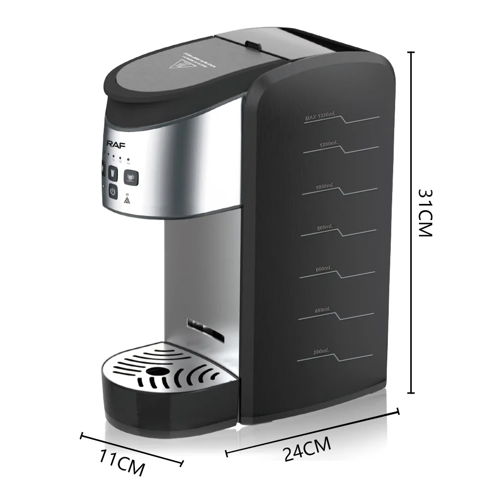 1450W Coffee Machine Household Coffee Pot 600ml large capacity Espresso  CAPSULE Fully Automatic Coffee Maker - AliExpress